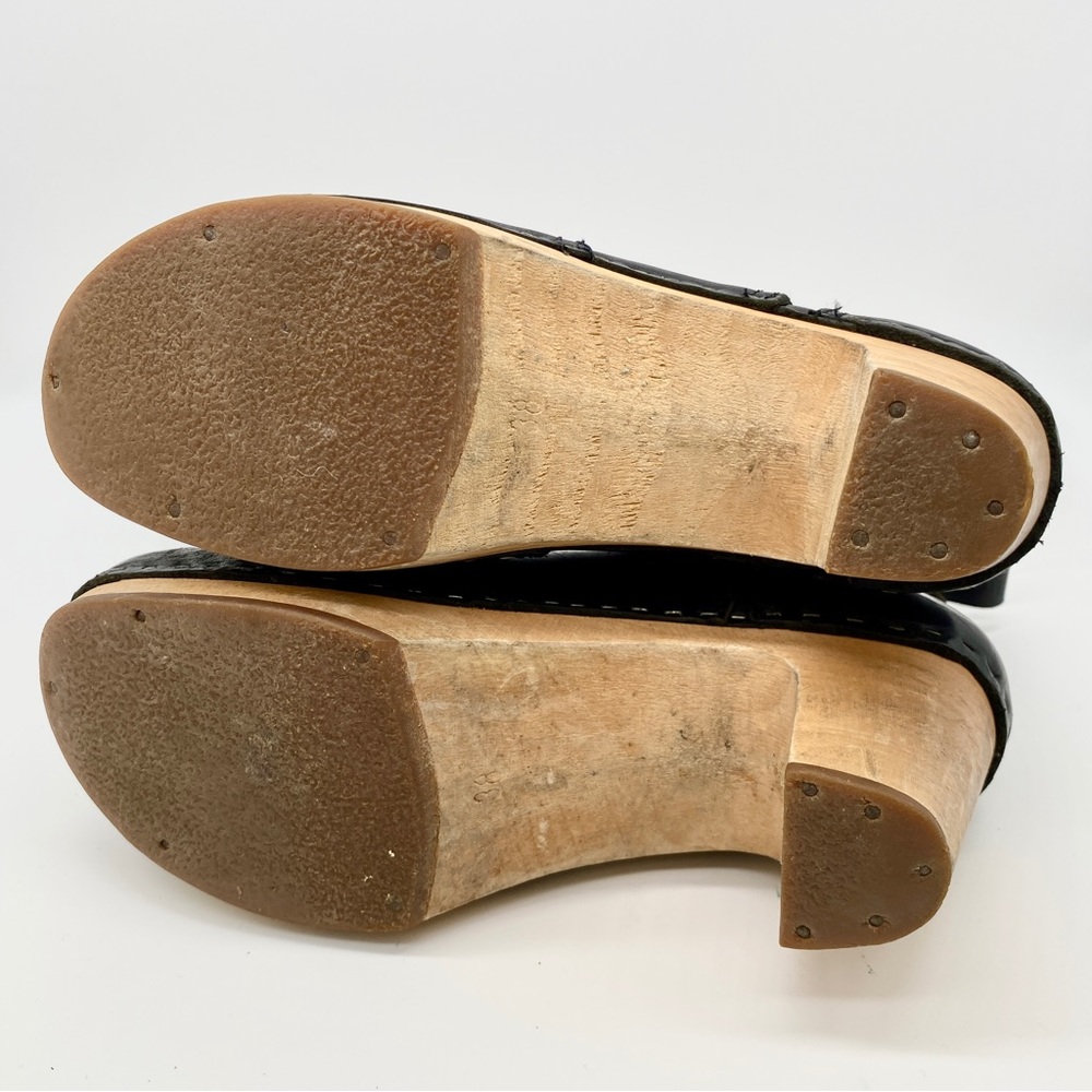 Swedish Hasbeens Size 38 Clog Bootie - image 7
